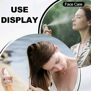 Fine Mist Spray Top, Spray Bottle Top Nozzle Sprayer Reusable Replacement for 20 Caliber Bottles Pump - Fitting For(Essential Oil Bottles/Perfumes/Cleaning Solution) 8 Pcs & Black