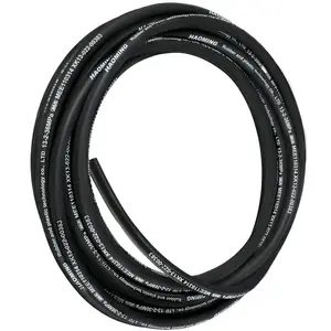 VEVOR Hydraulic Hose 50 Feet Rubber Hydraulic Hoses with 2 High-Tensile Steel Wire Braid, Inner Diameter 1/2 Inch, 5000 PSI Max, Bulk Hydraulic Hose -40 F to 250 F, Hydraulic Oil Flexible Hose