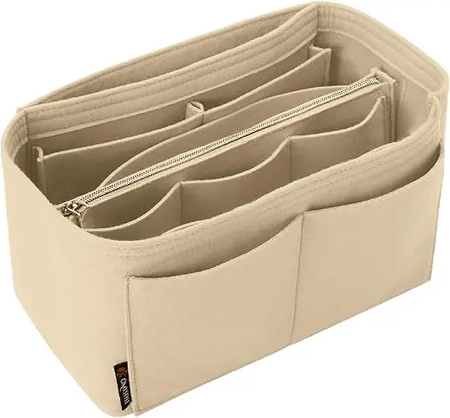 Purse Organizer Insert, Felt Tote Bag Organizer with Multiple Sizes, Handbag Divider for Inside Purse, Compatible with Longchamp, Neverfull, Speedy and More