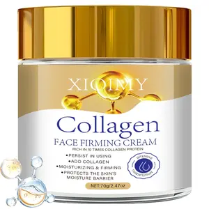 70g Triple Collagen Moisturizing Face Cream, Strong Hydration, Smooths Skin Texture, Evens Tone, Suitable for All Skin Types, Face Tightening Cream