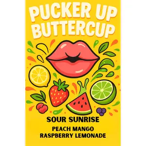 SOUR SUNRISE Loaded Tea or Loaded Water  Sugar Free Gluten Free