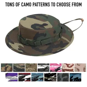 Rothco Digital Camo Boonie Hat - Adjustable Chin Strap, Durable Blend, 360-Degree Sun Defense, Suitable for Men & Women, All Seasons