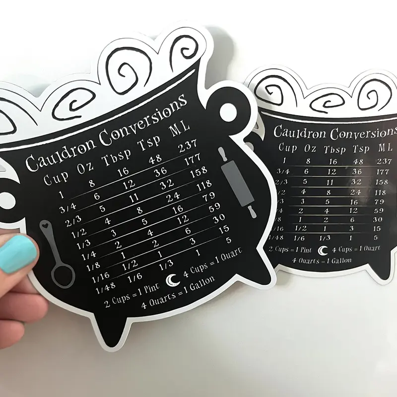 Black Cauldron Conversion Chart Magnet