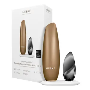 GESKE SmartAppGuided™ Touchless Magnetic Peeling Mask 5 in 1 | Magnetic Face Mask | Removes Impurities | Facemask | Pore Cleansing | Skincare for All Genders | Best of Face Masks | Clean Skin Glow