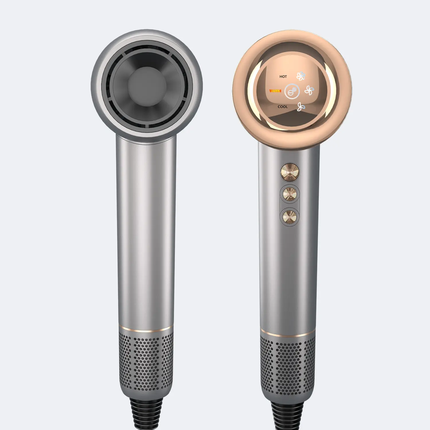 1500W Negative Ionic Hair Dryer, Powerful High-Speed Blow Dryer for Fast Drying with Magnetic Nozzle, Compact and Lightweight for Home & Travel, Hairdryer Fast Drying, Powerful Dryer