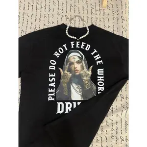 ( One side ) NUN PLEASE DO NO FEED THE WHO$ES D**GS shirt - hodiee sweater men and women