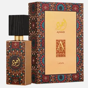 Lattafa Ajwad Eau de Parfum for Everyone - 3.4 oz Liquid Perfume with Bergamot Litchi & Fruity Top Notes for a Delightful Olfactory Experience