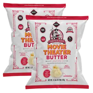 Farmer Jon's Popcorn 11.5 Ounce Bags - Two Pack, Movie Theater