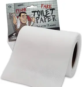 No Tear' Funny Prank Toilet Paper - Impossible to Rip -Fake Novelty Stuff for Adults and Kids - Gag Non Rip Paper - Hilarious and Shocking Joke that will have your Friends and Family in Stitches