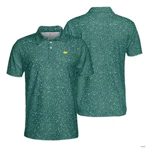 2024 Masters Inspired Golf Polo Shirt Mens Performance Outdoor Wear