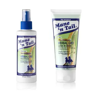 Herbal Gro Spray Therapy and Leave-In Cream Care Combo Herbal Gro Spray Therapy and Leave-In Cream Care Combo