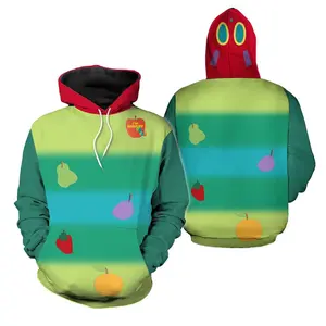 Hungry Caterpillar, Very Hungry Caterpillar All Over Print 3D Hoodie