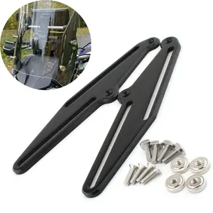 Adjustable Windshield Bracket for Yamaha Tenere 700 (2019–2024) | Easy Height Adjustment – CNC Aluminum Build