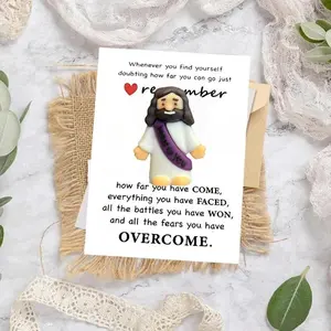 1-100pcs RESIN JESUS Mini Items for Students, Unique End of Year Gifts, Love-Themed Collectible Figures