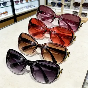 4-Pack Unisex Vintage Oversized Round & Square Glasses, Tortoiseshell Matte Frames with Lightweight Pink & Purple Tinted Lenses, Stylish Non-Prescription Eyewear for Driving, Travel & Daily Wear