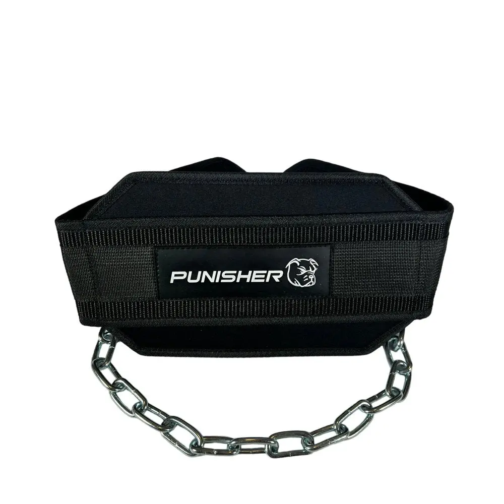 Neoprene Dip Belt with Chain for Weighted Dips, Pull Ups & Squats