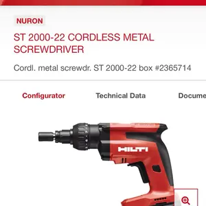 ST 2000-22 cordless metal screwdriver ( tool only)
