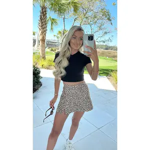 Lenny Leopard Active Skort