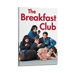 The Breakfast Club Poster for Bedroom Aesthetic Canvas Wall Art Living Room Posters Painting Picture Print Modern Family Decor Artist Bathroom Poster
