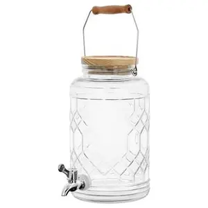 Gibson  0.95 gal Beverage Dispenser Glass, Clear