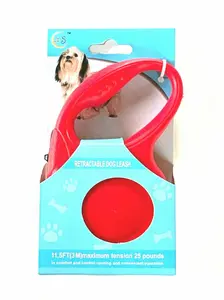 Dog Pet Leash 11.5FT (3M)   Retractable Dog Pet Leash 11.5FT (3M) Maximum Tension 25 LBS RED COLOR
