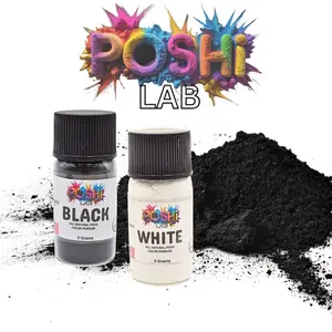 POSHI LAB Edible FDA Approved Paint Powders - Cake Decorating & Culinary Applications - Vegan Kosher Certified Flavorless Dries Clear Multi-Purpose Uses High-Potency Formula for Intense Natural Color