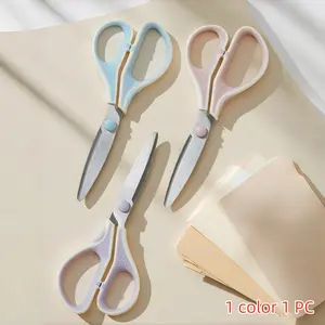 Multifunctional Stainless Steel Scissors for School Office Home Use, Durable Portable Craft Paper Cutting Tool with Comfortable Handle