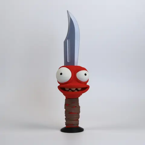 Knifey High on Life Figurine: HOL2 Cosplay Display Decor