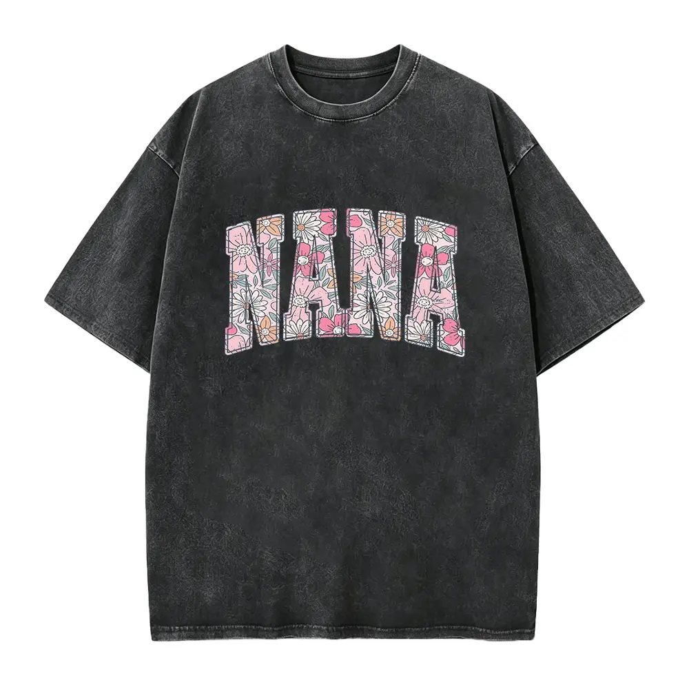 Boho Floral Nana Shirt, Trendy Nana Spring T-Shirt, Cute Nana Gift, Women's Flower Nana Tee, Gifts for Nana, Grandma Shirt