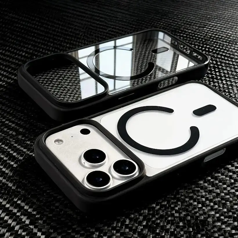 Phone Case – Premium Transparent Magnetic Wireless Charging Case, Compatible with iPhone 17 Pro Max/17/16/15/14/13/12/11 Pro Max Plus Mini/17 Air/17 Pro; Features Flexible Edges and a Sturdy Protective Back Panel with S,Halloween,Horror,Character,Silicone
