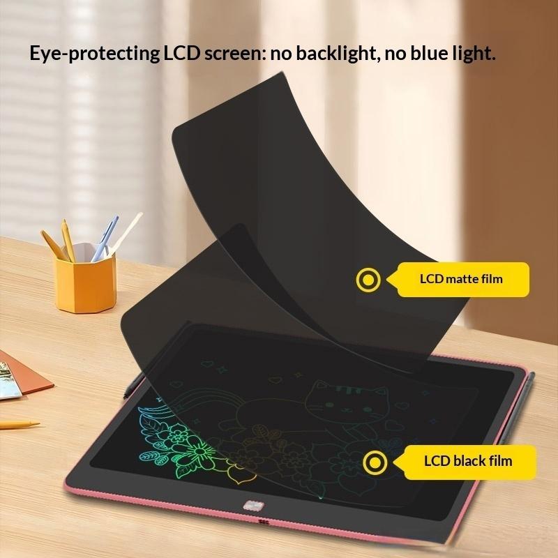 13-inch Oversized Screen Children's LCD Handwriting & Drawing Board One-click Clear Writing Practice Tablet Doodle Board for Kids Ideal Writing & Doodling TikTok Hot Item Fun Educational Tool