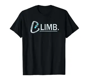 Rock Climbing Gift Rock Climber  T-Shirt S-3XL