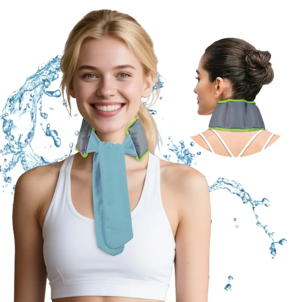 Cooling Wrap Neck Scarf Bandana for Summer, Comfortable & Breathable Design, Ideal for Indoor/outdoor Sports, Removes Hot Flashes