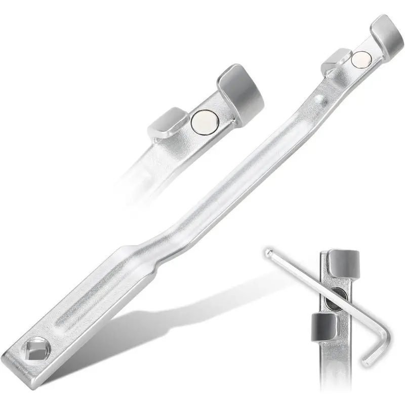 SNAPFIXMATE 15 Inch Wrench Extender Wrench Extender Tool Bar with Magnet - Wrench Extension with 1/2 Inch Hole, for Mechanics, Garage Tradesman, Handyman to amplify torque