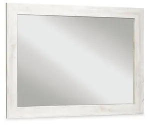 Paxberry - Bedroom Accent Mirror - Whitewash