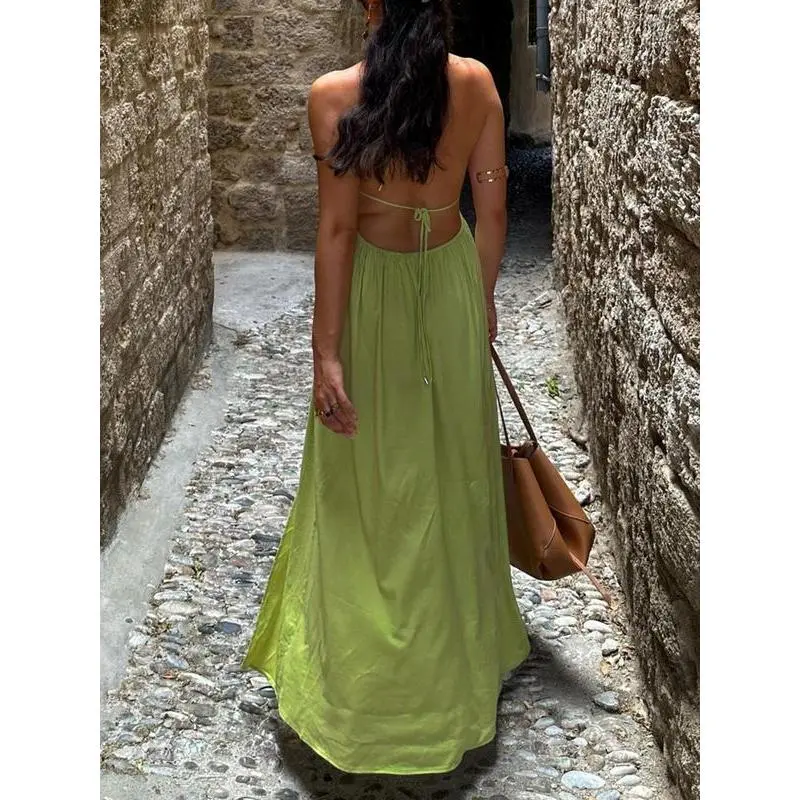 chinese dress ladies I Can't Wait Sage Green Maxi Dress - All Dresses main image 1