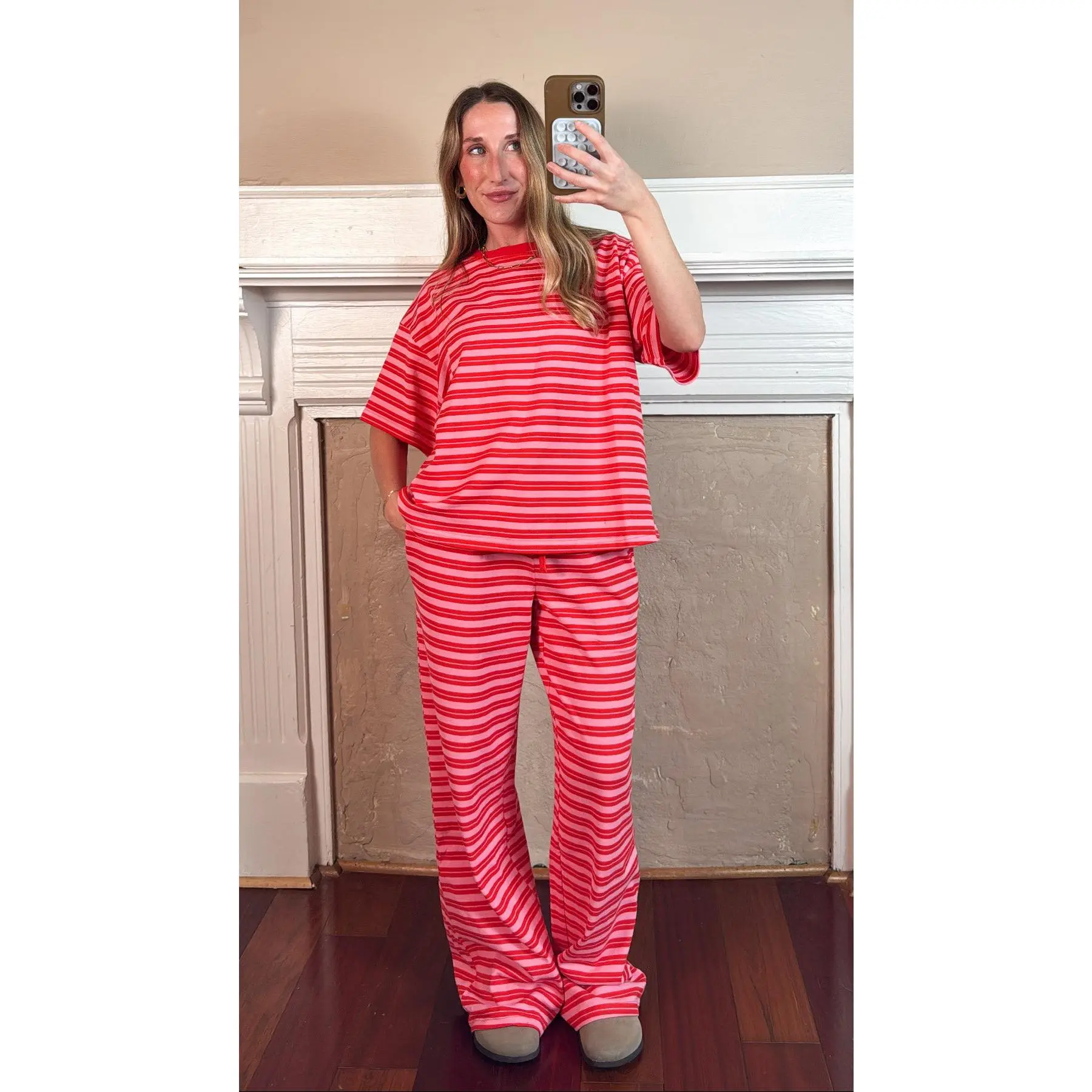 Marina Striped Top and Pants Set