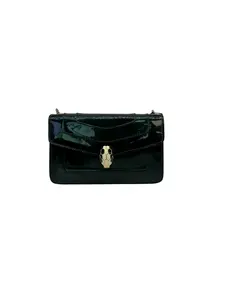 Pre-owned Bvlgari leather Crossbody Bags Serpenti Forever Shoulder Bag