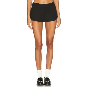 Amanda Uprichard Caresse Shorts in Black