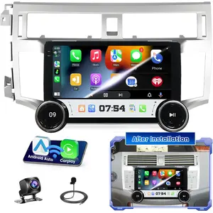 Dual Knobs Android 13 Car Stereo for 【Toyota Avalon 2006-2010】  10 Inch Touch Screen Radio with Wireless CarPlay Android Auto Bluetooth FM/EQ GPS/WiFi Mirror Link/SWC/Backup Cam+Mic