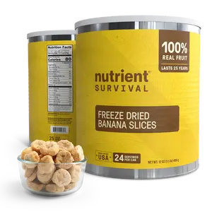 Freeze Dried Banana Slices #10 Can