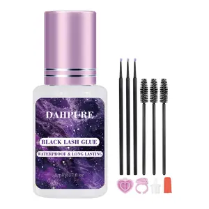 Waterproof Lash Cluster Glue for DIY Lash Extension Glue Strong Hold 2-3 Weeks for Professional No Irritation 5ml
