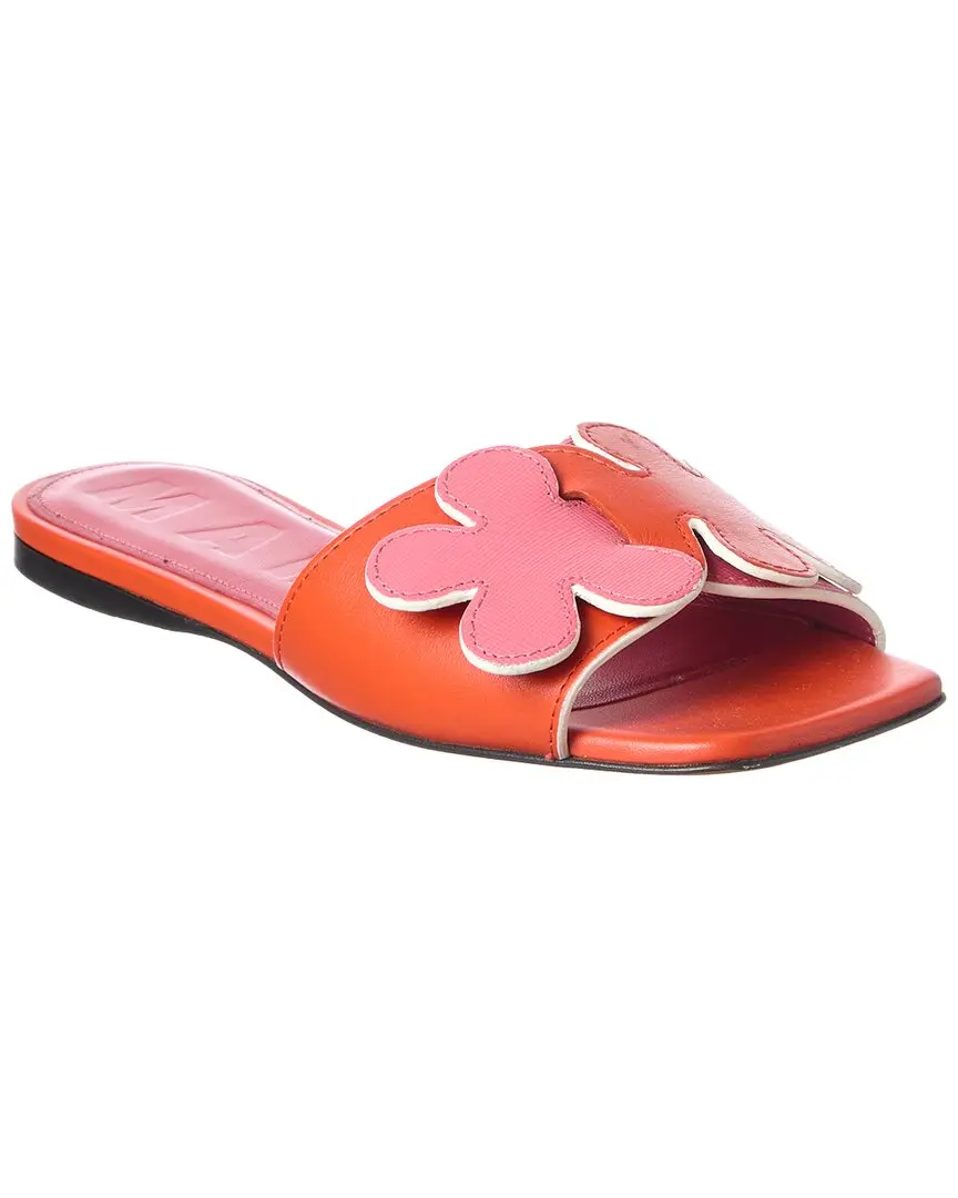 Marni Leather Ballerina Flat
