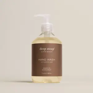 Vanilla Coconut Liquid Hand Wash - Gentle Nail Bar for Moisturizing and Hydrating, Antibacterial Formula for Comfort and Fragrance