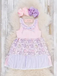 Egg Basket Ruffle Dress