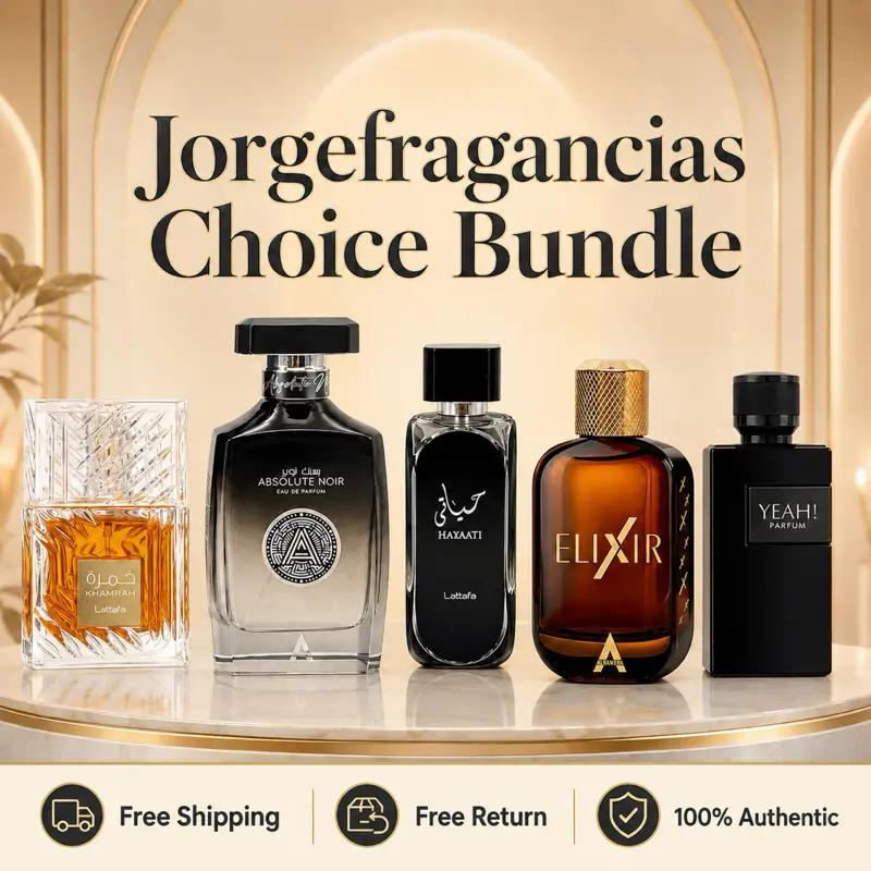 Lattafa Mega Bundle Khamrah + Hayaati + Elixir + Noir + Yeah Parfum 100 ML Each For Men EDP Spray