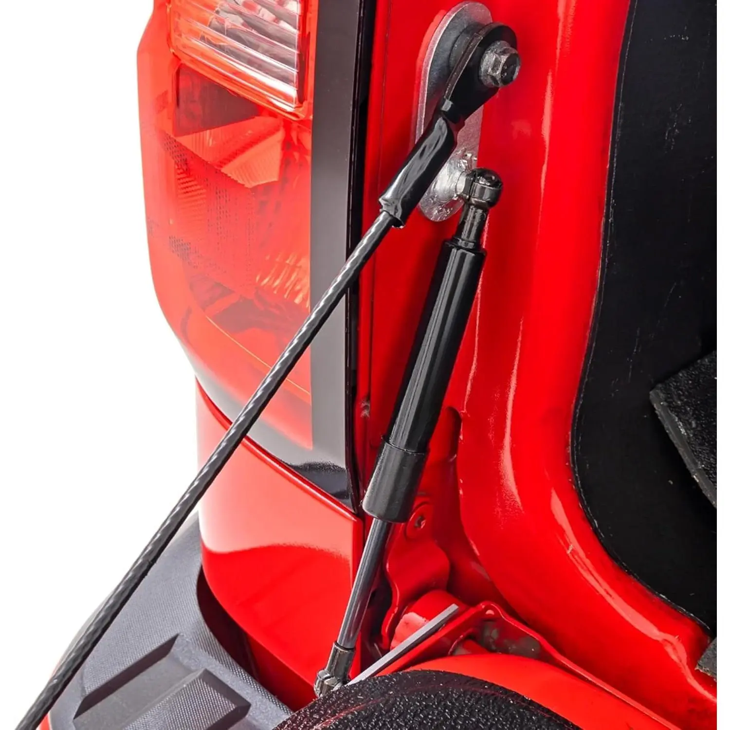 Rough Country Hydraulic Tailgate Assist for Chevy Silverado & GMC Sierra 1500/2500HD/3500HD (2007-2018) - Smooth, Safe & Controlled Tailgate Lowering