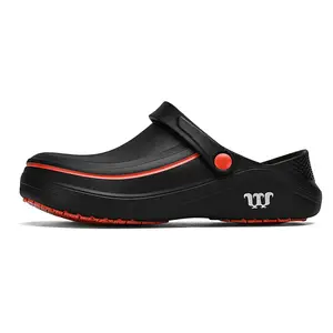2024 summer new thick-soled breathable chef shoes waterproof, oil-proof and non-slip shoes