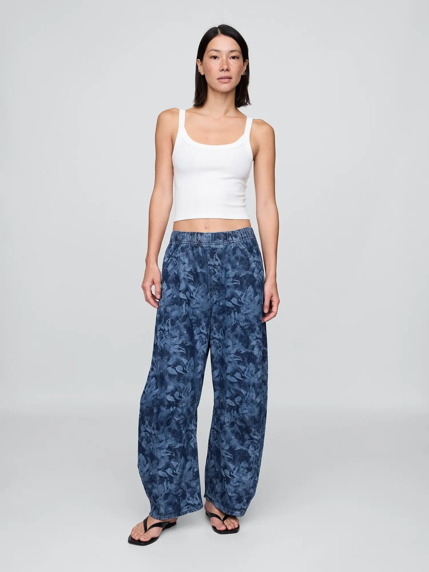 Navy Blue Floral
