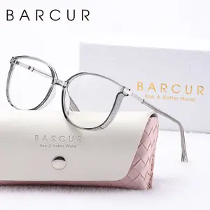 Barcur Exquisite Cat Eye Frame, Ladies' Reading Glasses, Daily Use, Casual Fashion, Gift for Elders, Brand Packaging
